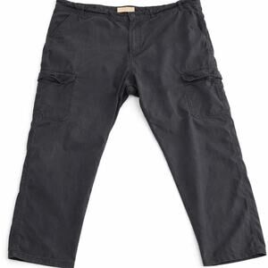 Men's Wrangler Dark Grey Cargo Pants - Size 48x30